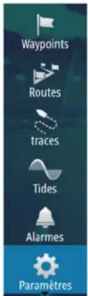 SIMRAD GO7 - Réglages du Echosounder - 1