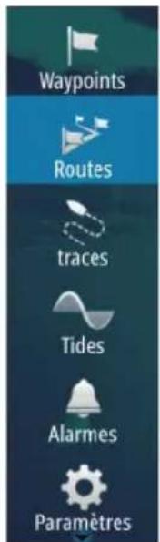 SIMRAD GO7 - Lancez la navigation sur la route à partir de la boîte de dialogue Route - 1