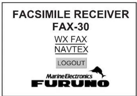 FURUNO FAX30 - FAX-30 表示 - 1