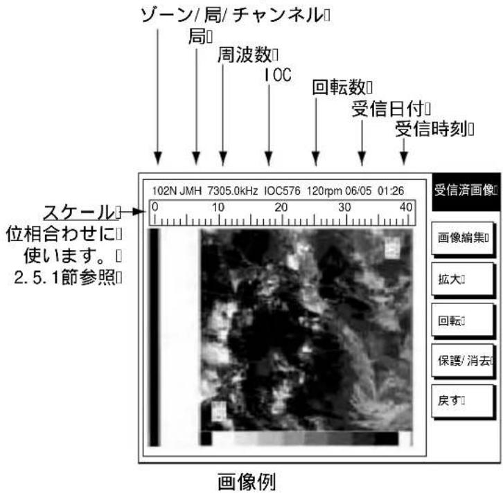 FURUNO FAX30 - ファックス画像の表示 - 2