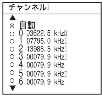 FURUNO FAX30 - プリセット局の編集 - 5