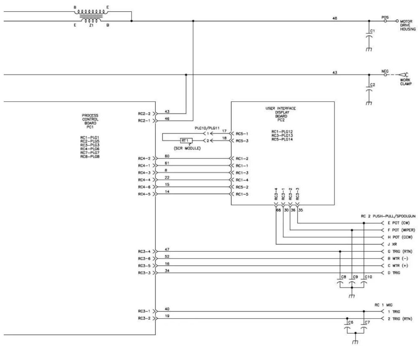 Miller Matic 252 - SECTION 7 - ELECTRICAL DIAGRAM - 2