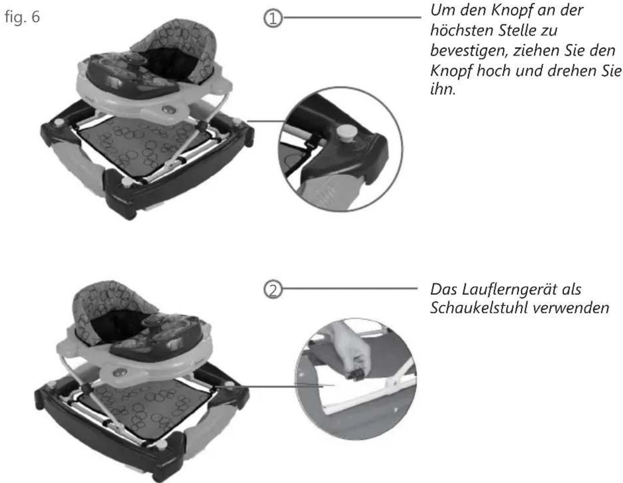 Baninni Classic 2in1 - HÖHENEINSTULLUNG (ABB. 5): - 3