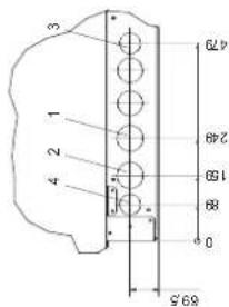 WEISHAUPT WWP L 17 A - Schéma coté WWP L 40 A - 2