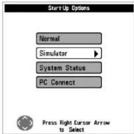 HUMMINBIRD Matrix 10 - Menu Options de démarrage - 1
