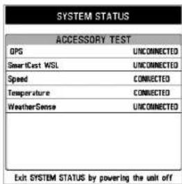 HUMMINBIRD Matrix 10 - Etat du système - 1