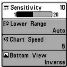 HUMMINBIRD Matrix 10 - Le système de menus - 1