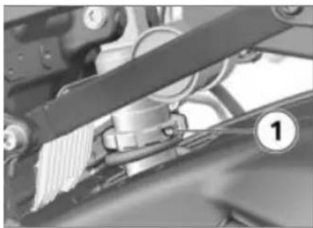 BMW S 1000 R (2016) - Ρύθμιση προφόρτισης ελατηρίου στον πίσω τροχό - 1