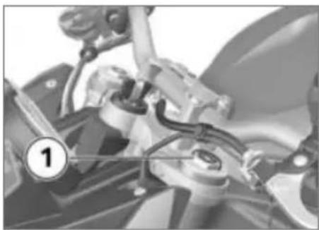 BMW S 1000 R (2016) - Ρύθμιση απόσβεσης συμπίεσης στον μπροστινό τροχό - 1