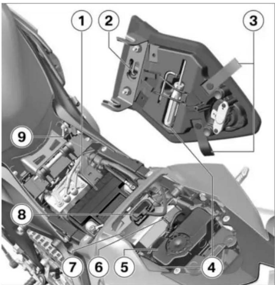 BMW S 1000 R (2016) - Κάτω από τη σέλα - 1
