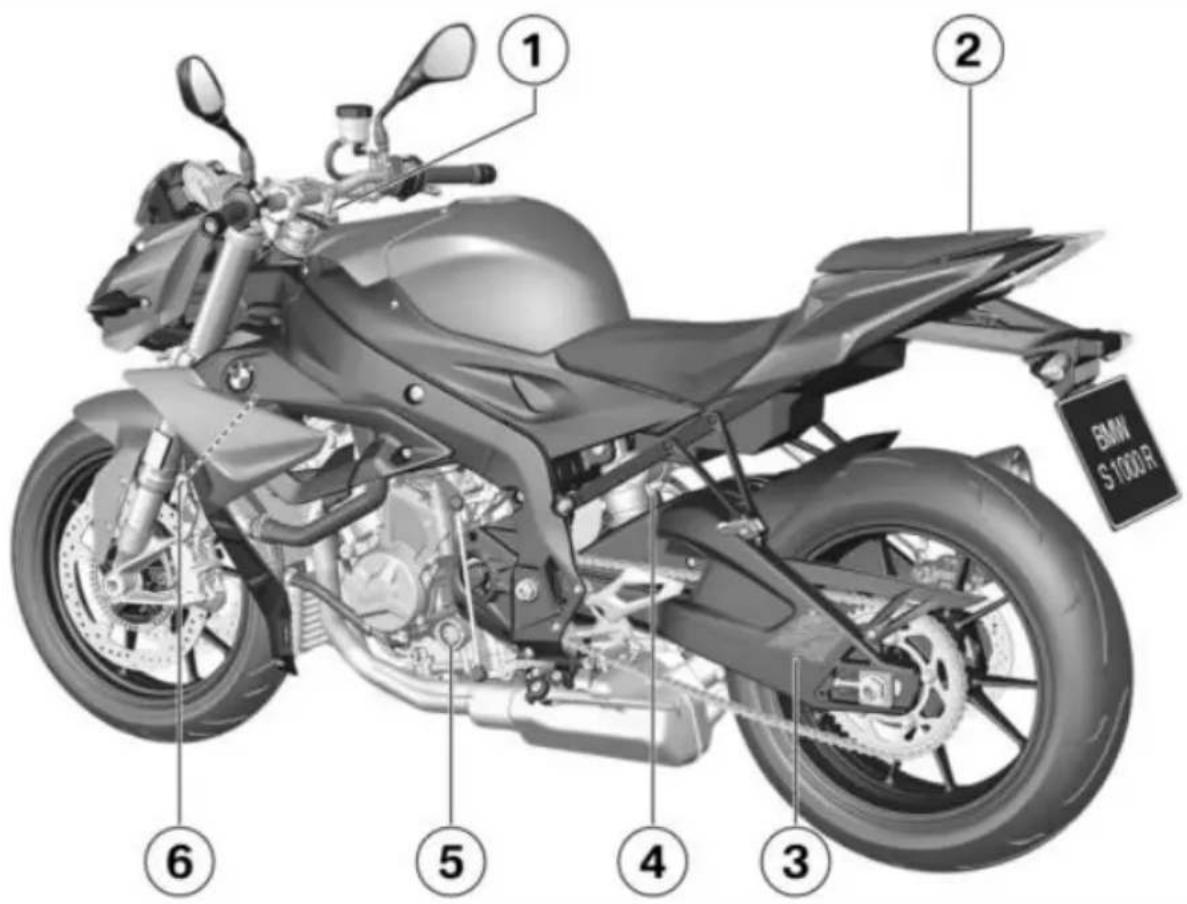 BMW S 1000 R (2016) - Συνολική όψη αριστερά - 1