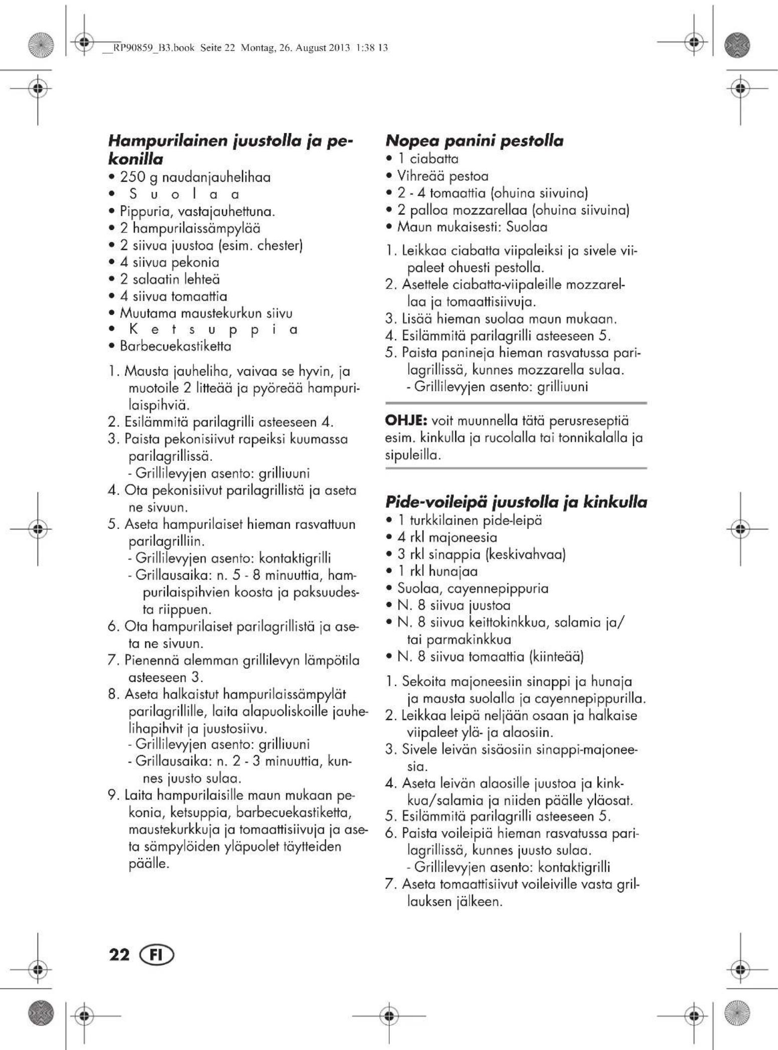 SILVERCREST SKG 1700 A1 - Häränlihapihvit - 1