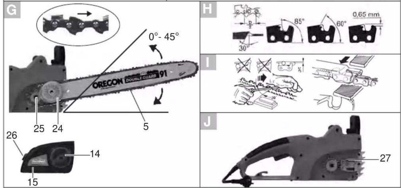 FLORABEST FKS 2200 E3 - Explosionszeichnung • Éclaté des pieces détachées Vista esplosa • Exploded Drawing - 4
