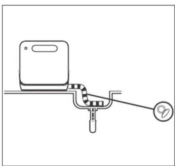 SILVERCREST STG 1200 A1 - Acheminer le tuyau dans un lavabo/récipient - 1
