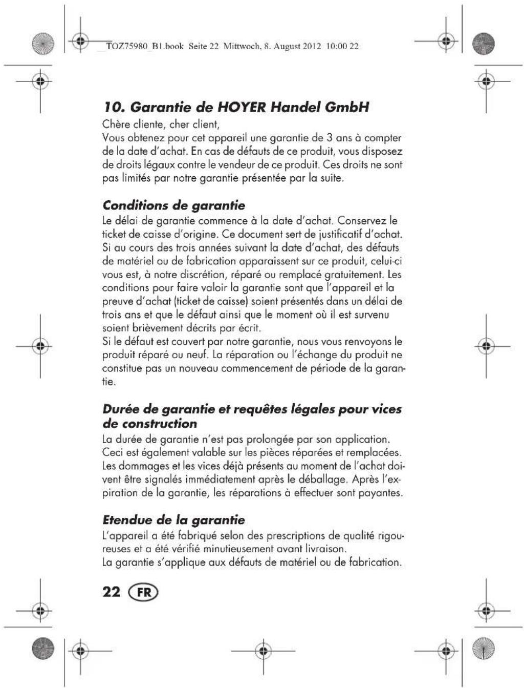 SILVERCREST SKH 60 A1 - Déclaration de conformité - 10