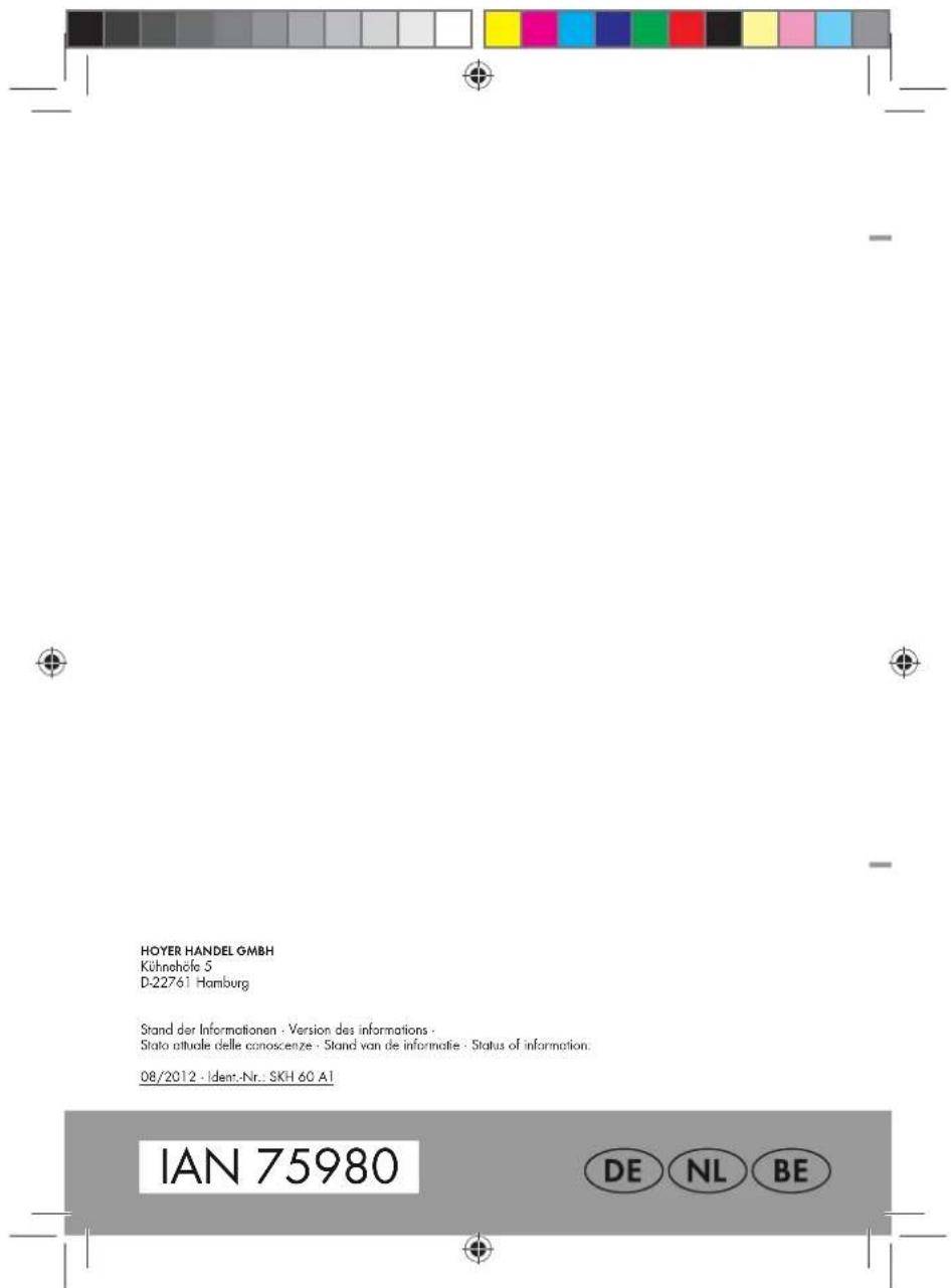 SILVERCREST SKH 60 A1 - Conformiteitsverklaring - 26