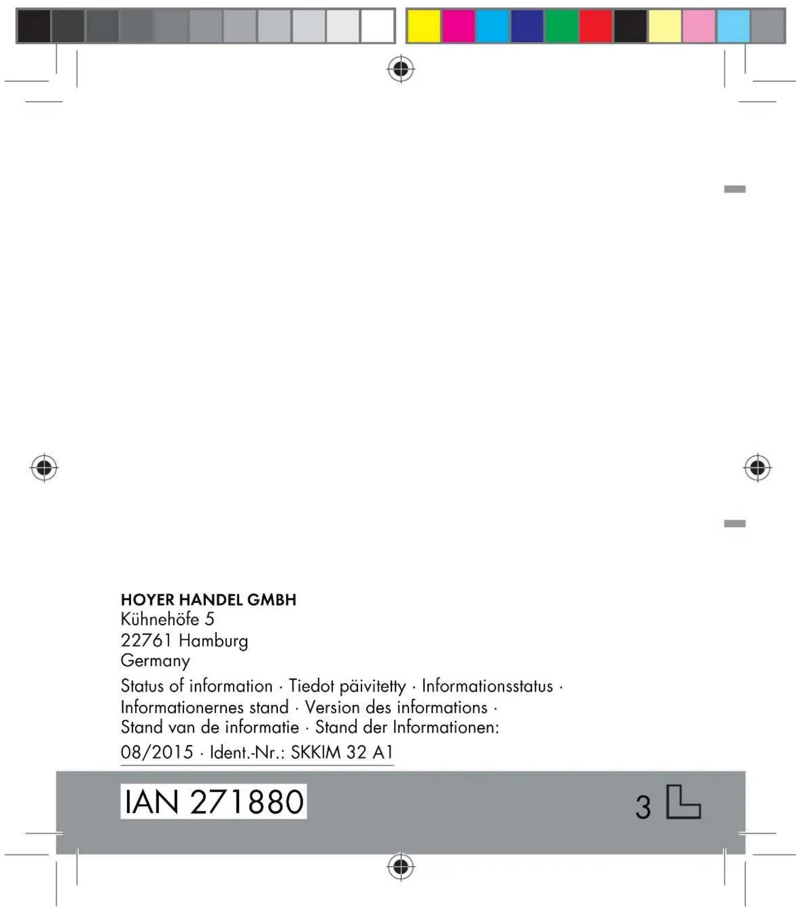SILVERCREST SKKIM 32 A1 - Lieferant - 9