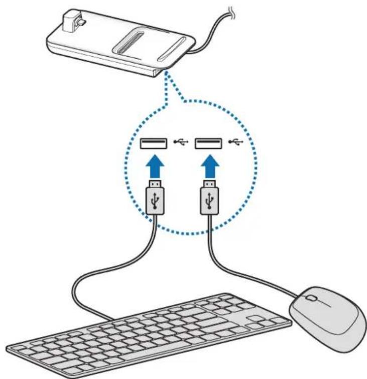 SAMSUNG DeX Pad EEM5100 - Pripojenie cz kabel - 1
