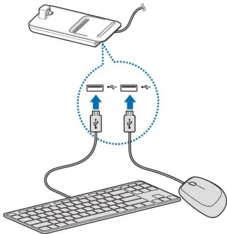 SAMSUNG DeX Pad EEM5100 - Conectarea prin cablu - 1