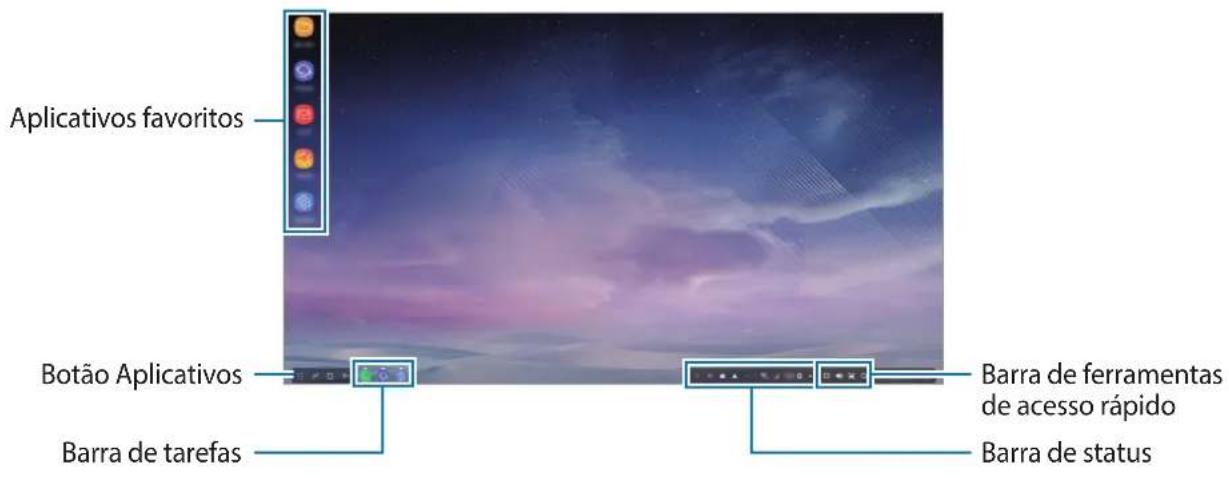 SAMSUNG DeX Pad EEM5100 - Usando aanela inicial - 1