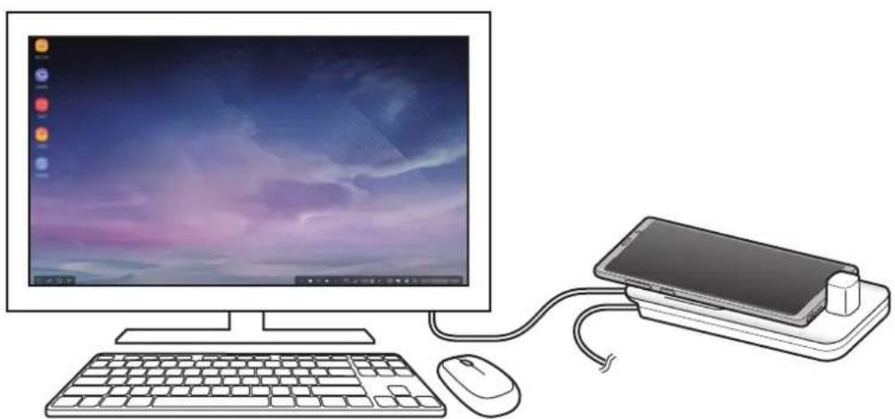 SAMSUNG DeX Pad EEM5100 - Utilizar o modo Samsung DeX - 1