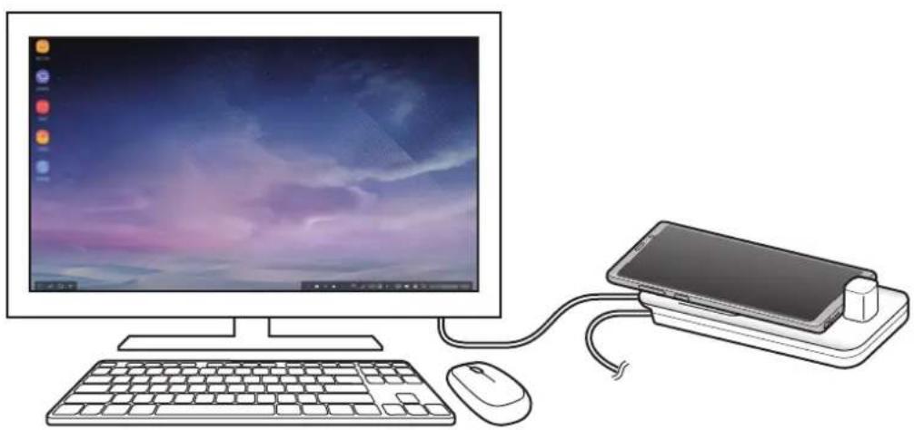 SAMSUNG DeX Pad EEM5100 - Usando o modo Samsung DeX - 1