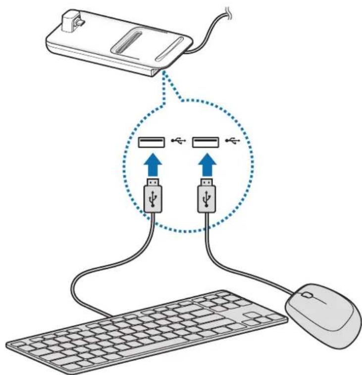 SAMSUNG DeX Pad EEM5100 - Connexion par cable - 1