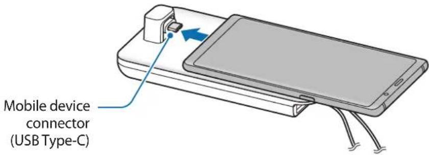 SAMSUNG DeX Pad EEM5100 - Connecting the multimedia dock and a mobile device - 5