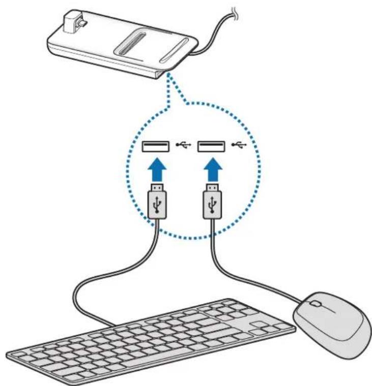 SAMSUNG DeX Pad EEM5100 - Aansluiten via een kabel - 1