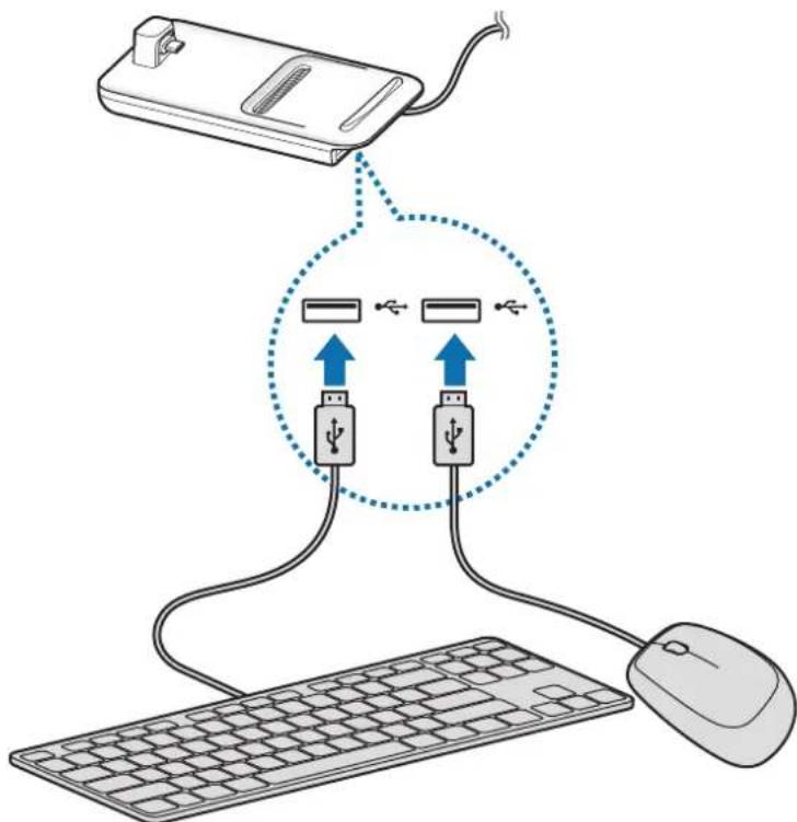 SAMSUNG DeX Pad EEM5100 - Csatlakoztatás kabelle - 1