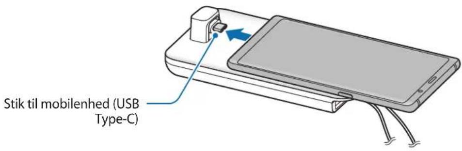 SAMSUNG DeX Pad EEM5100 - Tilslutning af multimedia-docken og en mobilenhed - 5