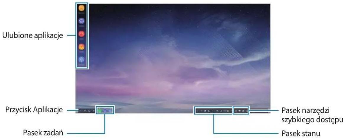 SAMSUNG DeX Pad EEM5100 - Uzywanie ekranu glównego - 1
