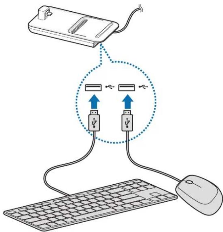 SAMSUNG DeX Pad EEM5100 - 通过线缆连接 - 1