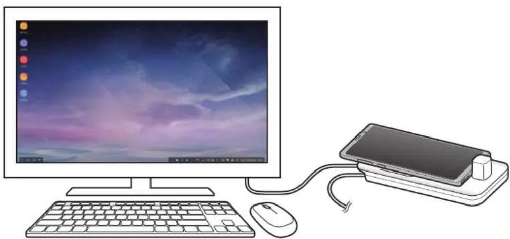 SAMSUNG DeX Pad EEM5100 - Samsung DeX modunu kullanma - 1