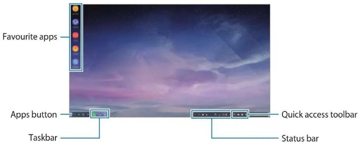 SAMSUNG DeX Pad EEM5100 - Using the Home screen - 1