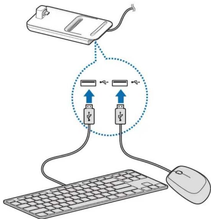 SAMSUNG DeX Pad EEM5100 - Pievienošana ar kabeli - 1
