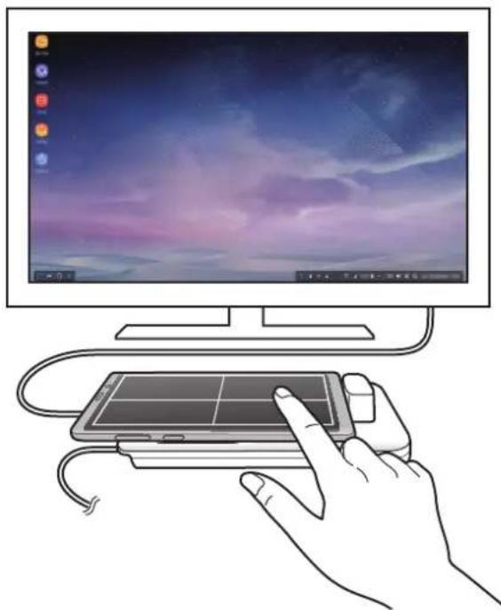SAMSUNG DeX Pad EEM5100 - Controlling with a mobile device - 1