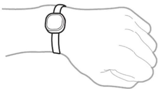 SAMSUNG Galaxy Smart Charm EIAN920 - Wearing the strap - 2
