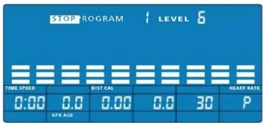 Energetics Exercise Monitor E204 - Ruční program (P 1) - 1