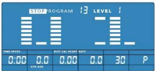 Energetics Exercise Monitor E204 - Caracteristicile programului - 1