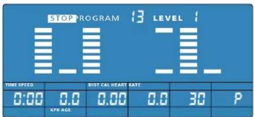 Energetics Exercise Monitor E204 - Eigenschaften des Programms - 1