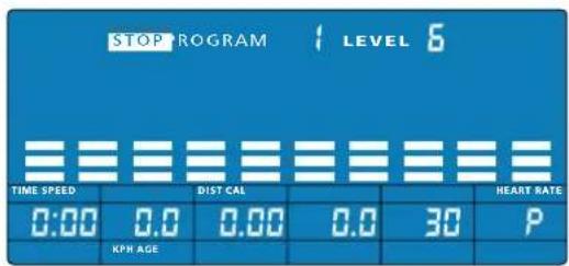 Energetics Exercise Monitor E204 - Manuelles Programm (P 1) - 1