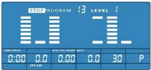 Energetics Exercise Monitor E204 - Brugerprogram (P13) - 1