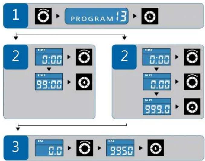 Energetics Exercise Monitor E204 - 운동 중 설정 - 1