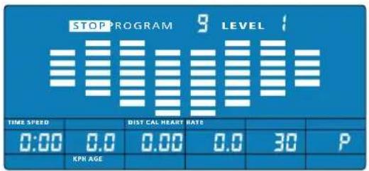 Energetics Exercise Monitor E204 - Eigenschaften des Programms - 1
