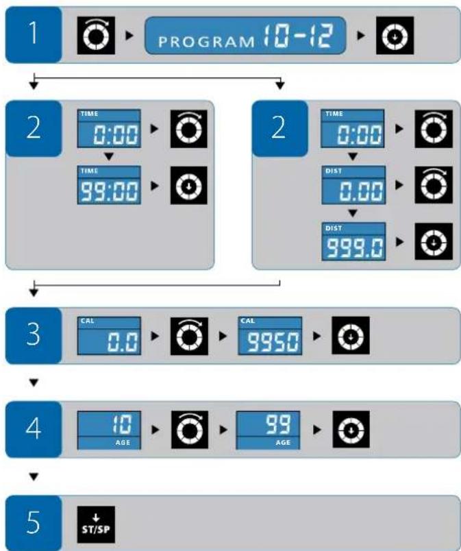 Energetics Exercise Monitor E204 - Antrenman esnasında ayar yapma - 4