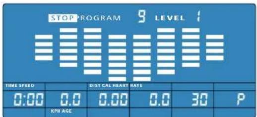 Energetics Exercise Monitor E204 - Program özellikleri - 1