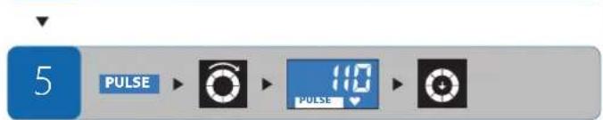 Energetics Exercise Monitor E105 - Impostazione durante l'allenamento - 5