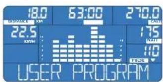 Energetics Exercise Monitor E105 - Eigenschaften des Programms - 1