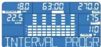 Energetics Exercise Monitor E105 - ntervall-Programm - 1